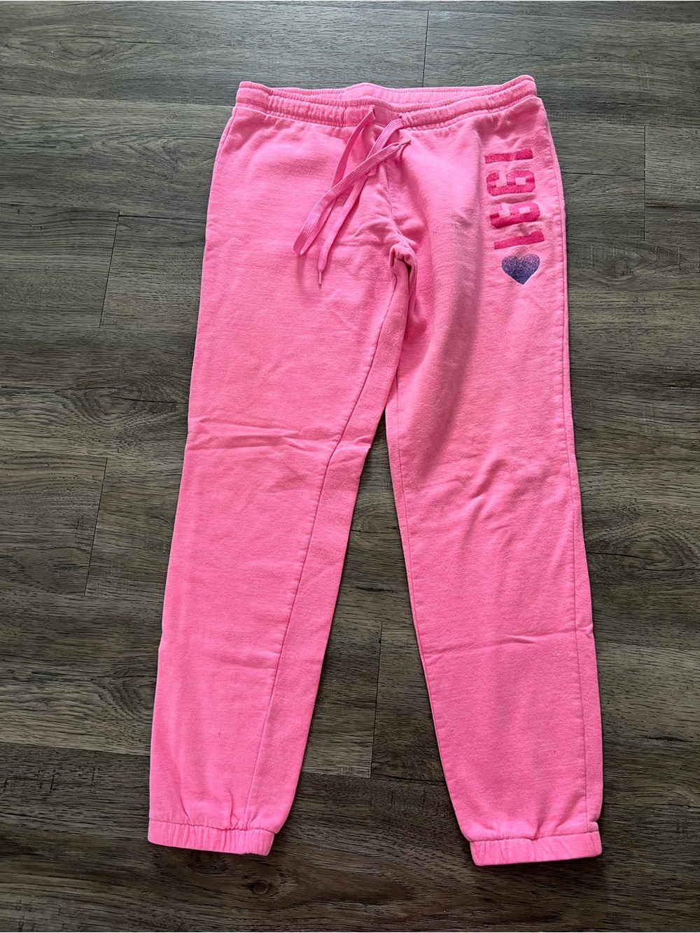 Hard Candy Joggers Sweatpants with Heart Accent